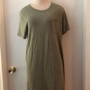 Short sleeve shirt dress